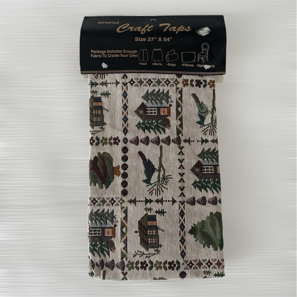 CRAFT TAPS Holiday Imported Italian Tapestry Fabric